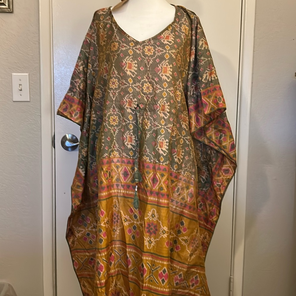 Kaftan 100% silk
